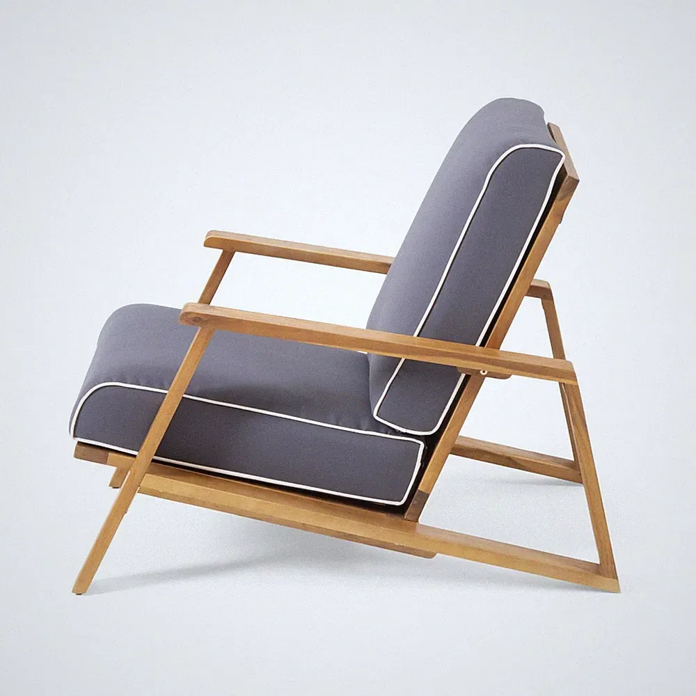 Acacia Wood Armchair